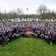 A photo of the whole Red Bull Formula 1 team.